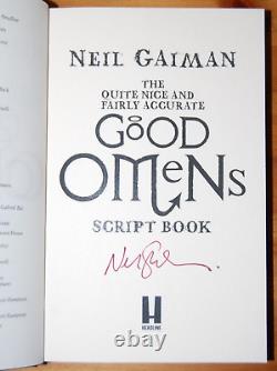 The Good Omens Script Book by Neil Gaiman Signed UK First Edition Hardback (1/1)