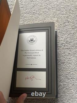 The Graveyard Book Neil Gaiman Dave McKean Easton Press Signed Leather Bound CoA