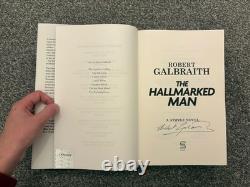 The Hallmarked Man Limited Signed Edition Robert Galbraith Signed JK Rowling