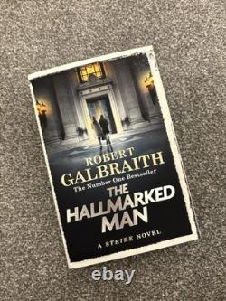 The Hallmarked Man Limited Signed Edition Robert Galbraith Signed JK Rowling