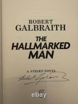 The Hallmarked Man Limited Signed Edition Robert Galbraith Signed JK Rowling