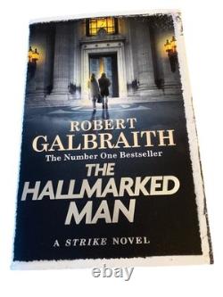 The Hallmarked Man Signed 1st Edition Robert Galbraith Signed by JK Rowling
