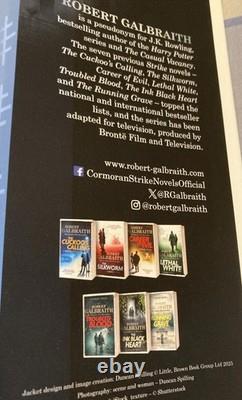 The Hallmarked Man Signed 1st Edition Robert Galbraith Signed by JK Rowling