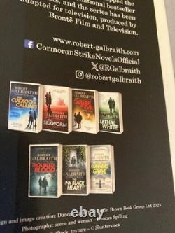 The Hallmarked Man Signed 1st Edition Robert Galbraith Signed by JK Rowling