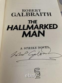 The Hallmarked Man Signed 1st Edition Robert Galbraith Signed by JK Rowling