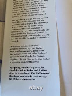 The Hallmarked Man Signed 1st Edition Robert Galbraith Signed by JK Rowling
