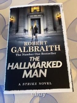 The Hallmarked Man Signed 1st Edition Robert Galbraith Signed by JK Rowling