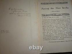 The Healing of the Nations, Morris Evans 1922 SIGNED 1st edition hardback book