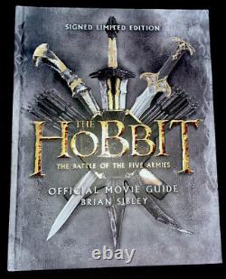 The Hobbit Signed Limited Edition Hardback Book Brian Sibley Five Armies