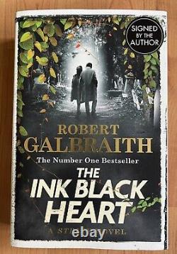The Ink Black Heart Robert Galbraith Signed Edition Incl. JK Rowling Hologram
