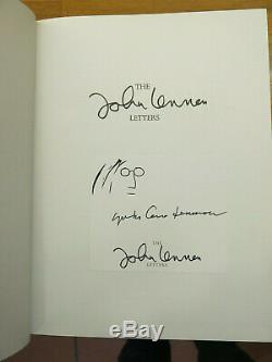 The John Lennon Letters YOKO ONO Signed Edition 2012 Rare The Beatles Book