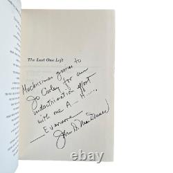 The Last One Left John D. MacDonald SIGNED Association Copy 1st HC DJ / ZDK