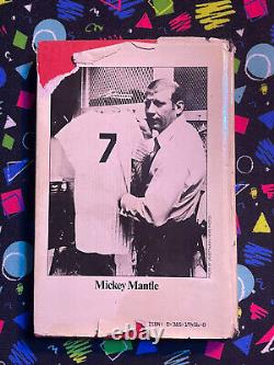 The Mick Mickey Mantle Signed 1985 First Edition Hardcover Book with Photo COA