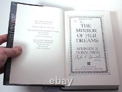 The Mirror of Her Dreams / A Man Rides Through by Stephen Donaldson Signed HB
