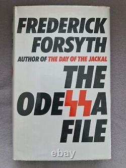 The Odessa File 1st 1st Edition Signed Inscribed Hb Book Dj Frederick Forsyth