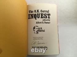 The Ok Corral Inquest By Alford E Turner Western History Book Signed 1st Edition