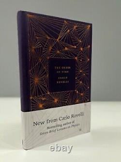 The Order of Time. First edition. Third Print. Signed by Carlo Rovelli