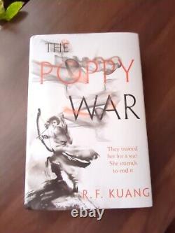 The Poppy War (Book 1) by R. F. Kuang (Hardback, 2018) Signed 1st Edition