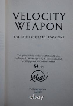 The Protectorate Trilogy by MEGAN O'KEEFE SIGNED & NUMBERED LE UK Hardback Set