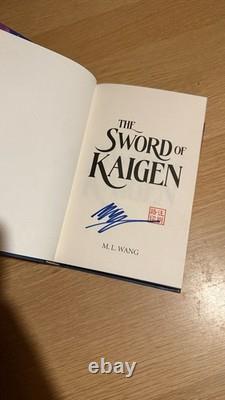 The Sword Of Kaigen By M. L. Wang Signed Page And Wick Special Edition