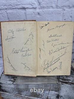 The Team by Frank O'Rourke Book Signed by 1950's Whiz Kids Phillies Team