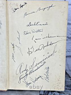 The Team by Frank O'Rourke Book Signed by 1950's Whiz Kids Phillies Team