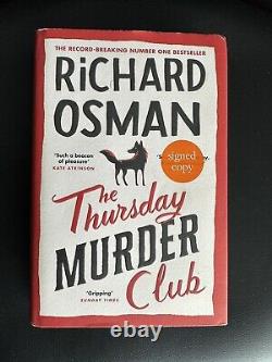 The Thursday Murder Club by Richard Osman (2020, Hardback) SIGNED COPY