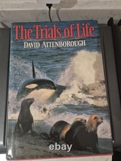 The Trials of Life SIGNED HARDCOVER BOOK 1ST EDITION (1990) David Attenborough