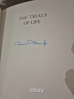 The Trials of Life SIGNED HARDCOVER BOOK 1ST EDITION (1990) David Attenborough