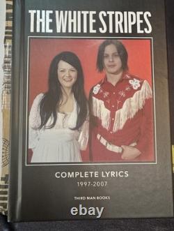 The White Stripes Complete Lyrics Special Edition Book Signed by Jack White