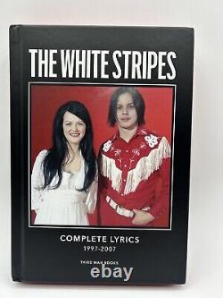 The White Stripes Complete Lyrics Special Edition Book Signed by Jack White