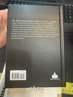 The White Stripes Complete Lyrics Special Edition Book Signed by Jack White