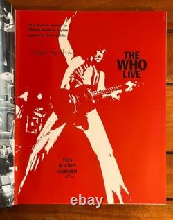 The Who Live signed limited edition book Ross Halfin Pete Townshend Genesis Pub