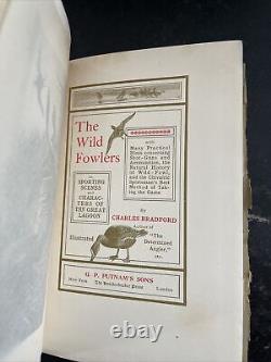 The Wild-Fowlers Charles Bradford 1901 1st ed. Signed with rare DJ & ephemera