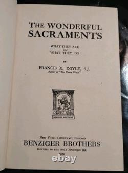 The Wonderful Sacraments by Francis Doyle, 1st Ed 1924, Signed Presentation Copy