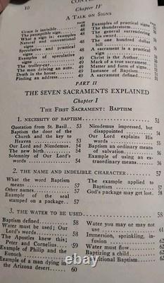 The Wonderful Sacraments by Francis Doyle, 1st Ed 1924, Signed Presentation Copy