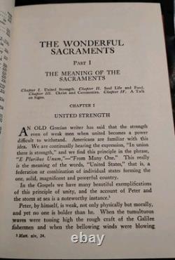 The Wonderful Sacraments by Francis Doyle, 1st Ed 1924, Signed Presentation Copy