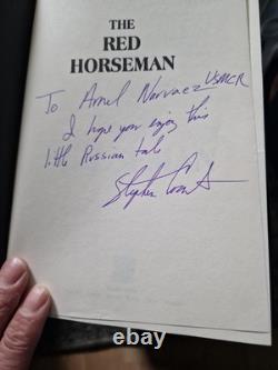The red horseman a hardback first edition signed book by stephen coonts