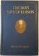 Thomas Edison signed book The Boy's Life Of Edison 1929 first edition