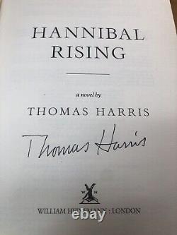 Thomas Harris Autograph signed Hannibal Rising UK First Edition 2006