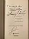 Through The Year With Jimmy Carter Signed Autographed 1st Edition Book With COA