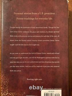 Through The Year With Jimmy Carter Signed Autographed 1st Edition Book With COA