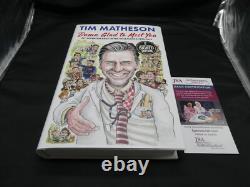 Tim Matheson 1st Edition Signed Hardback Book Damn Glad To Meet You JSA #AY61237