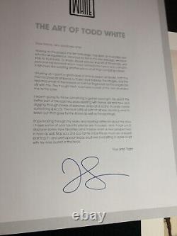 Todd White Deluxe Edition Book Signed with two signed Limited Edition pictures