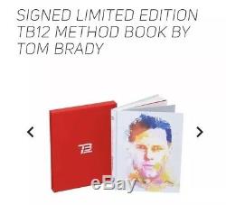 Tom Brady Signed Tb12 Method Book Limited Edition Autograph Copy Sealed Rare Ed