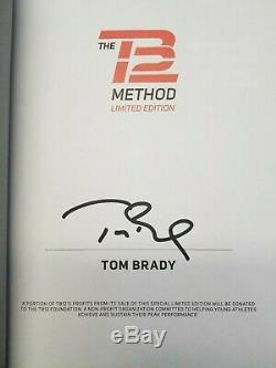 Tom Brady Signed Tb12 Method Limited Edition Book Hand Signed Free Shipping