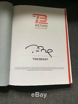 Tom Brady Signed The TB12 Method Deluxe Edition Hardcover Book Auto GOAT