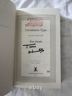 Tom Hanks Uncommon Type Signed Limited Edition Book In Slipcase