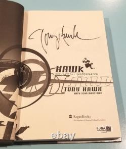 Tony Hawk Signed Autographed Book Hawk Occupation Skateboarder 1st Edition JSA