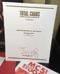 Total Chaos Stooges Iggy Pop Signed 1st Edition Book #32/400 Third Man Vault